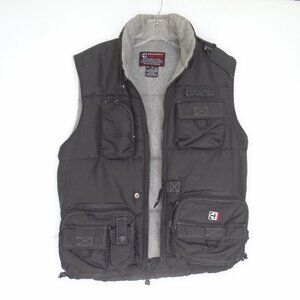 Southpole Function Blanket Lined Utility Vest Mens Size M Full-Zip Black